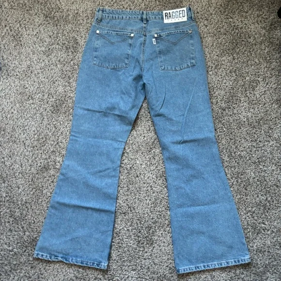NWT Free People x Ragged Priest Dakota Bootcut Jean in Light Blue Size 32 - Picture 4 of 8